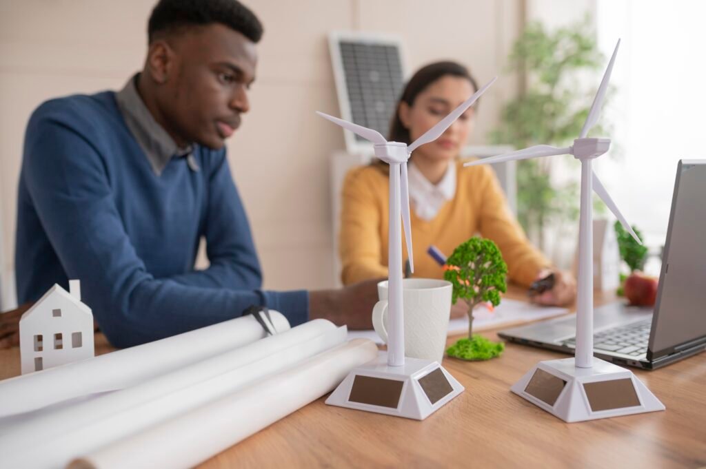 colleagues-working-together-environment-project