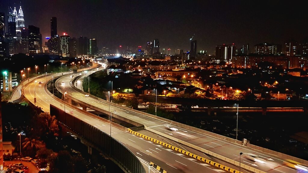 high-angle-view-illuminated-cityscape-night
